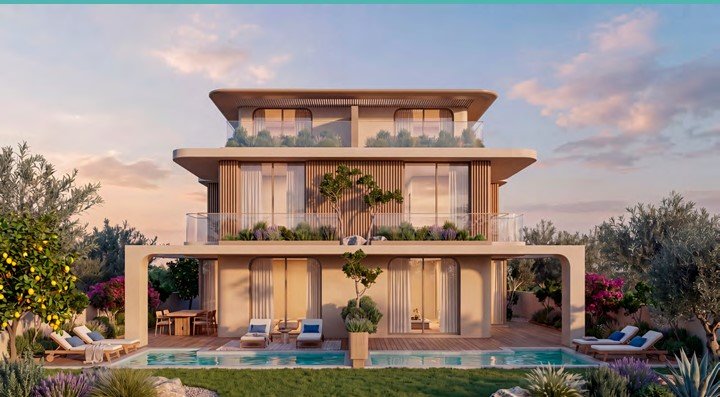 Twin house exterior